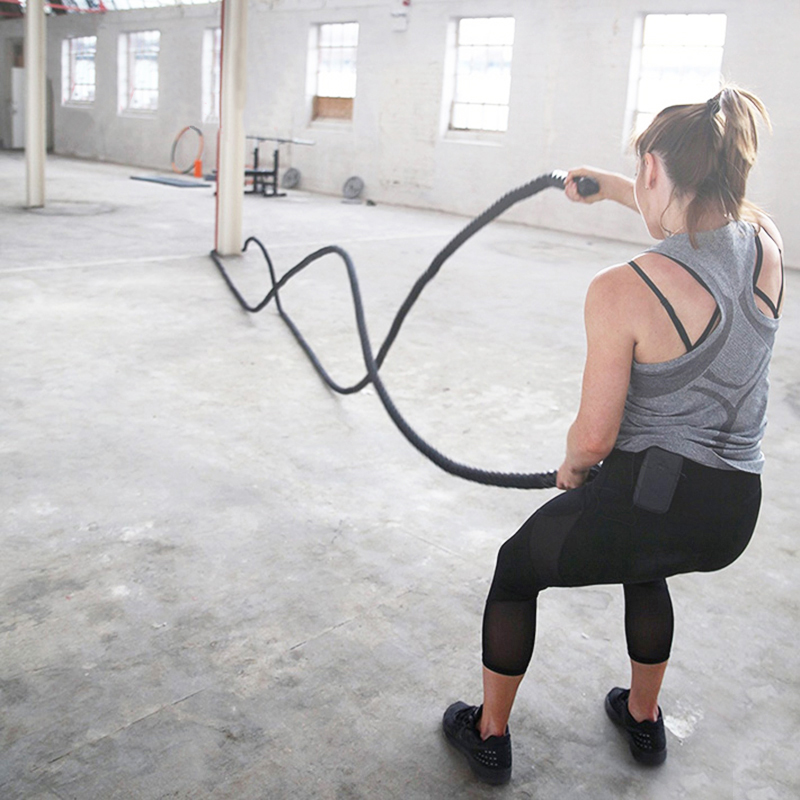 Battle Rope Heavy - Corde de musculation 9M/12M/15M pour CrossFit,