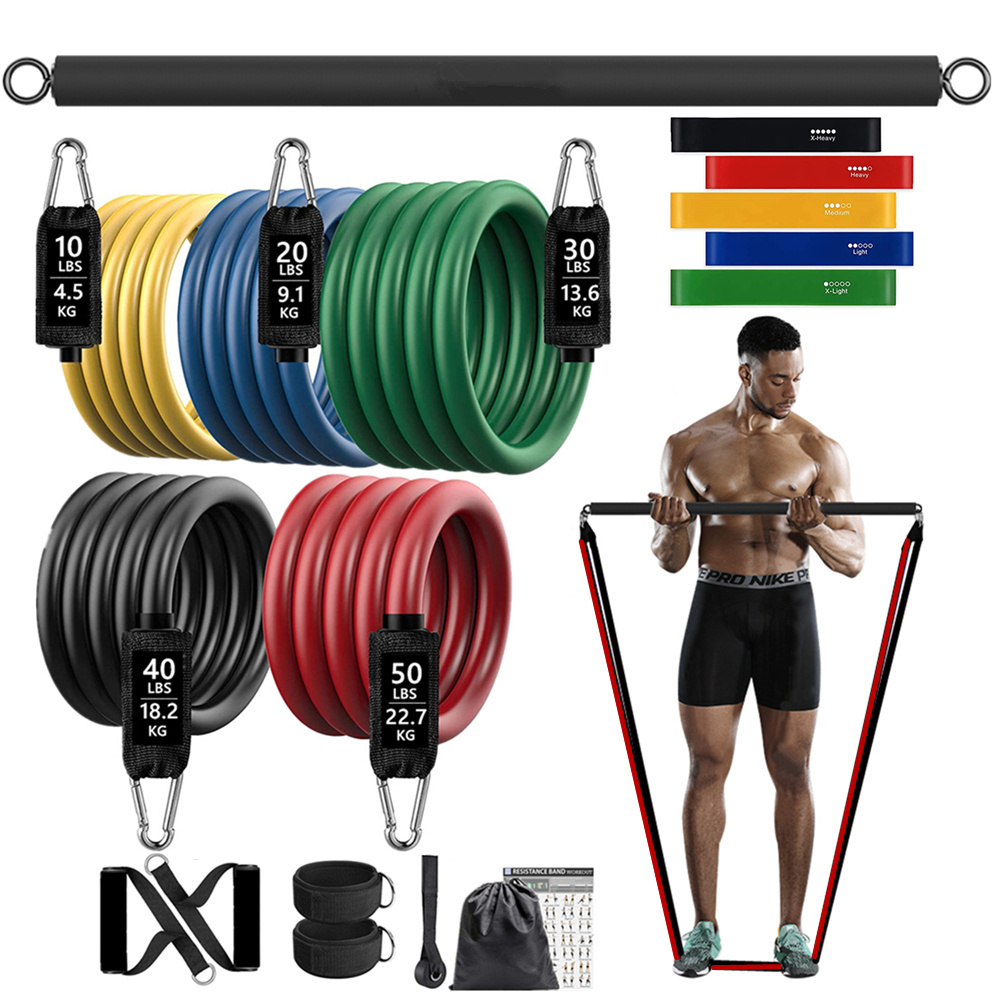 Home Gym Routine - Bande élastique de résistance pour butin
