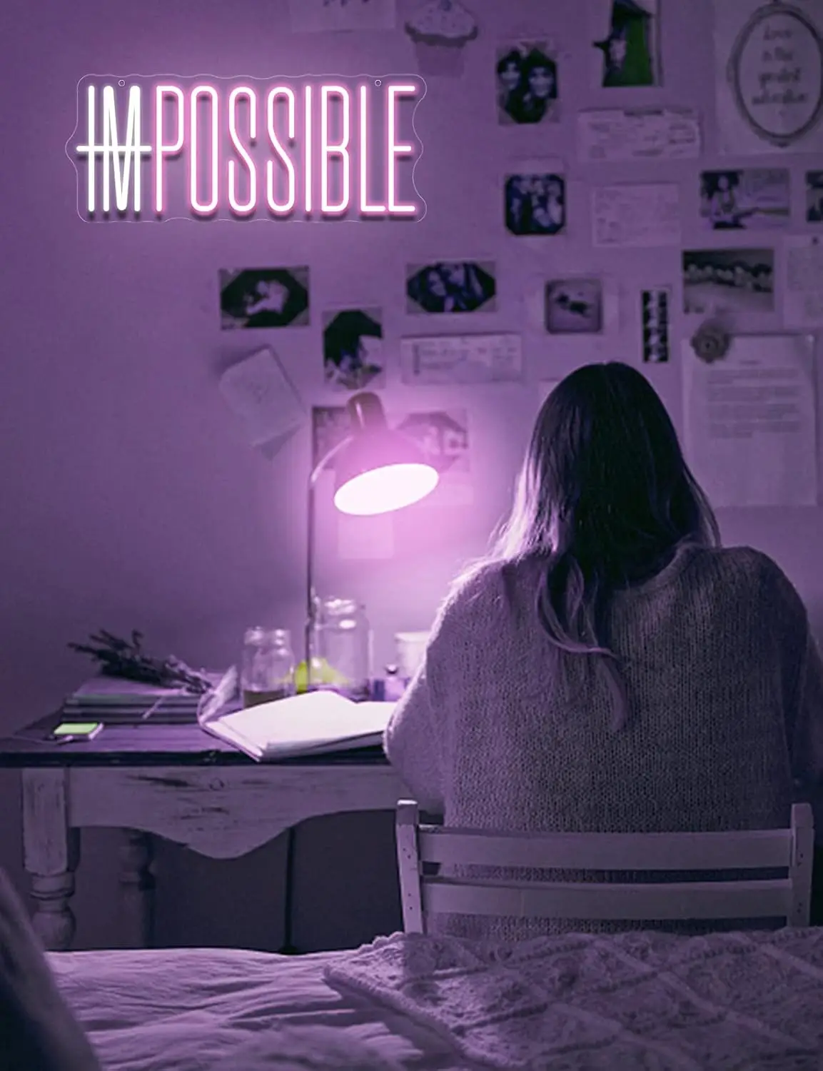 Panneau néon « I'm Possible »  - Home Gym Neon Sign avis et prix